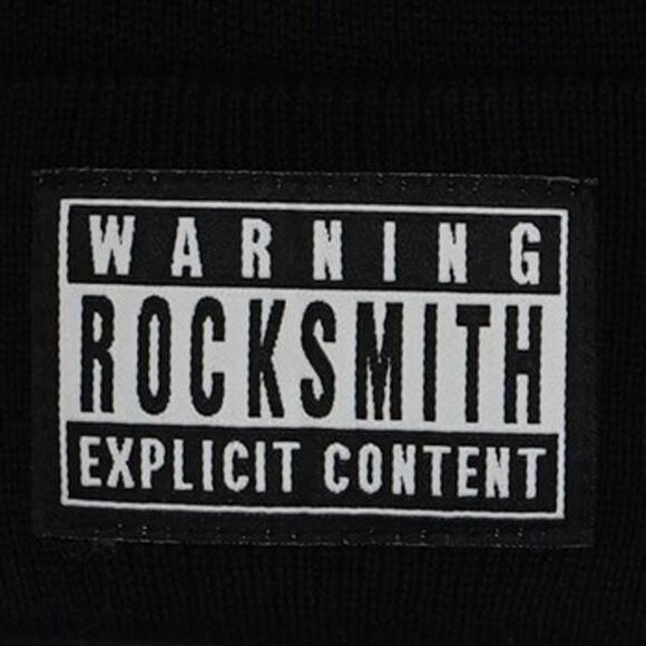 Rock Smith NYC Black Explicit Content Beanie Hat - Picture 3 of 3